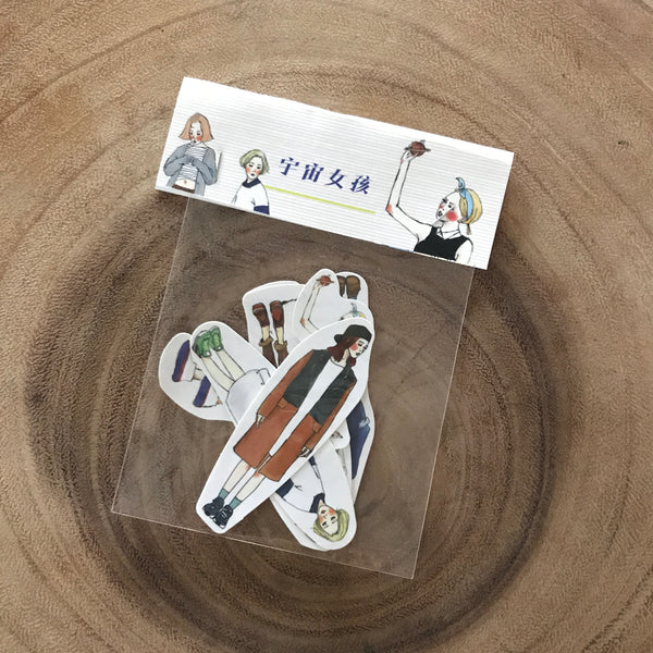 La Dolce Vita Flake Stickers | 甜蜜生活女孩貼紙