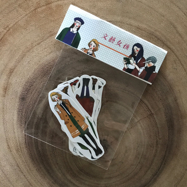 La Dolce Vita Flake Stickers | 甜蜜生活女孩貼紙