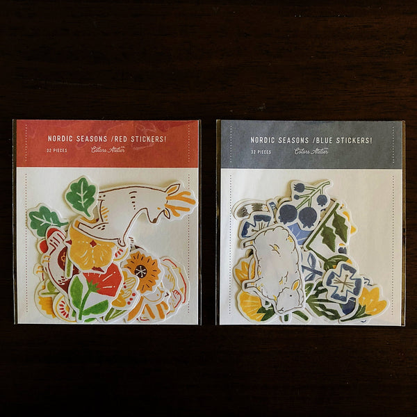 Ours Flake Sticker, Nordic Season | Ours貼紙包, 北歐四季