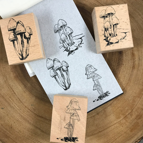 Lin Chia Ning Fungus Stamp Set | 吉 菌菇系列印章