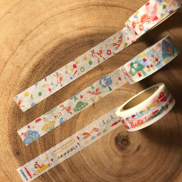 Hello Studio Fox Washi Tape | 你好工作室 狐狸紙膠帶