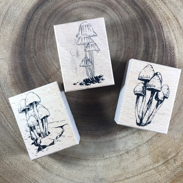 Lin Chia Ning Fungus Stamp Set | 吉 菌菇系列印章