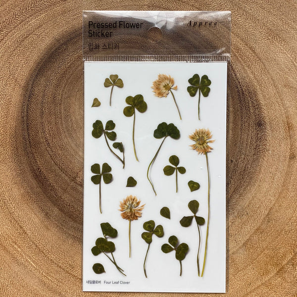 Appree Pressed Flower Sticker, Yellow