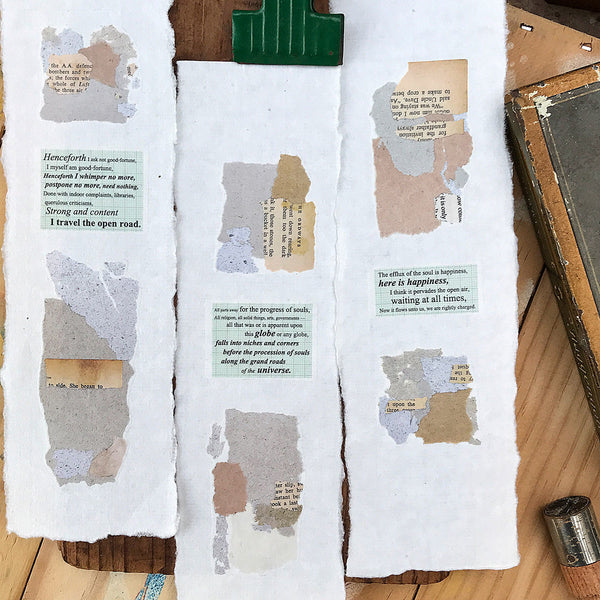 Asteroid B-610 Washi Tape, Paper Poems Series, 40mm | 小行星B610紙膠帶 紙的詩歌系列, 40mm