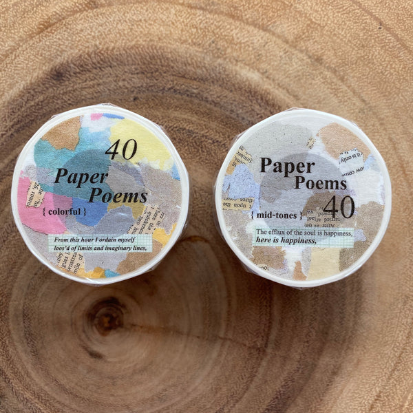 Asteroid B-610 Washi Tape, Paper Poems Series, 40mm | 小行星B610紙膠帶 紙的詩歌系列, 40mm