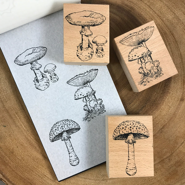 Lin Chia Ning Fungus Stamp Set | 吉 菌菇系列印章