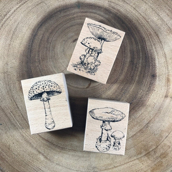 Lin Chia Ning Fungus Stamp Set | 吉 菌菇系列印章