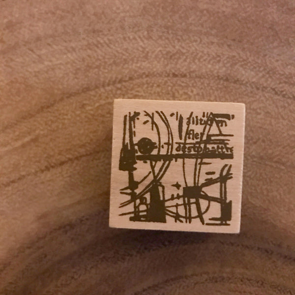 Chamil Garden Wood Stamp Vol. 2 Cafe | 小徑文化 x 夏米花園 原創木質印章第二彈 咖啡館