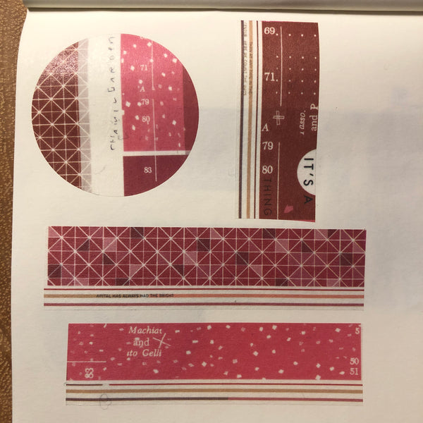 Chamil Garden Washi Tape 2018 x'mas | 小徑文化 x 夏米花園 季節限定