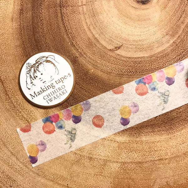 Chihiro Iwasaki Illustration Masking Tape | 岩崎知弘插畫系列和紙膠帶