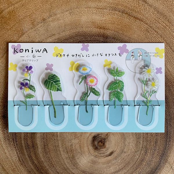 Green Flash Koniwa Transparent Index Clip | Green Flash文房具 小庭手帳索引夾