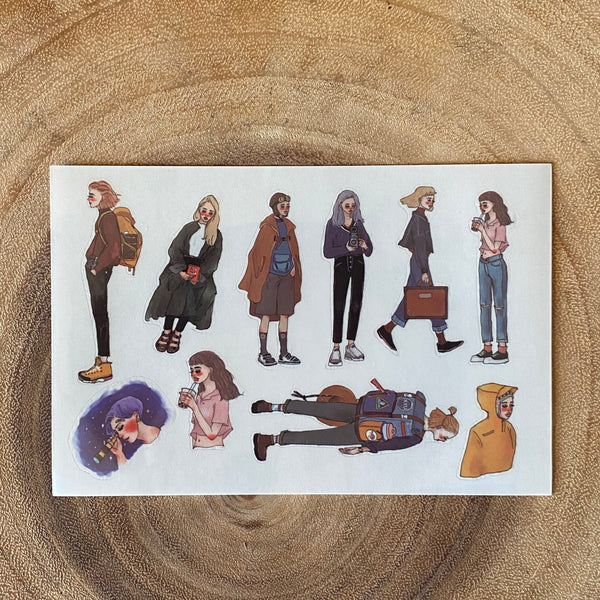 La Dolce Vita Transfer Sticker Paper, Bon Voyage | 甜蜜生活轉印貼紙, 遙遠的旅程