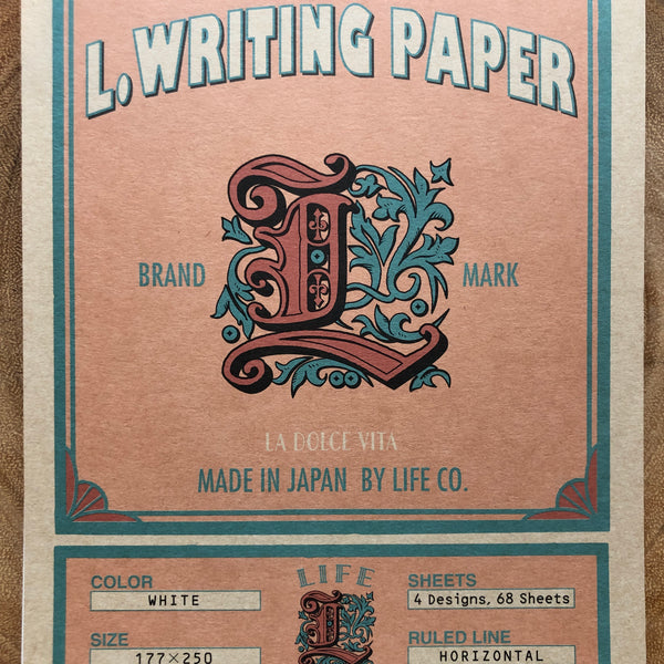 La Dolce Vita LiFE L Writing Paper, My Heart, 2019 SKM Exhibition Limited  | 小徑文化 x 甜蜜生活 LiFE聯名L便箋 2019新光展限定