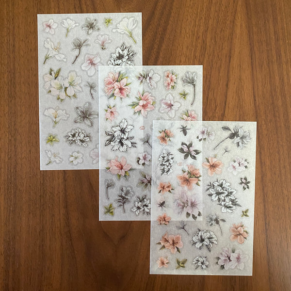 Loidesign Print-On Transfer Sticker, Azalea | 樂意轉印貼紙, 杜鵑