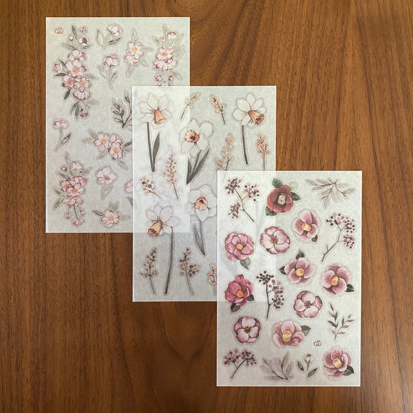 Loidesign Print-On Transfer Sticker, Vintage Flower | 樂意轉印貼紙, 復古花