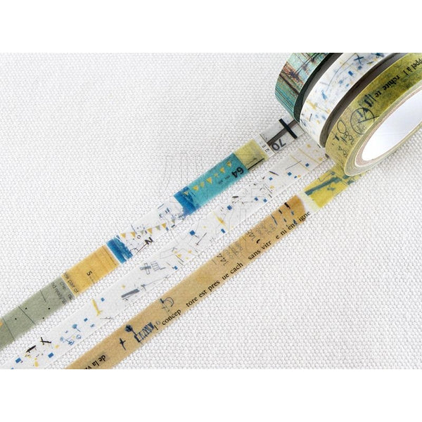 Chamil Garden Washi Tape Colors of Seasons | 小徑文化 x 夏米花園 季色