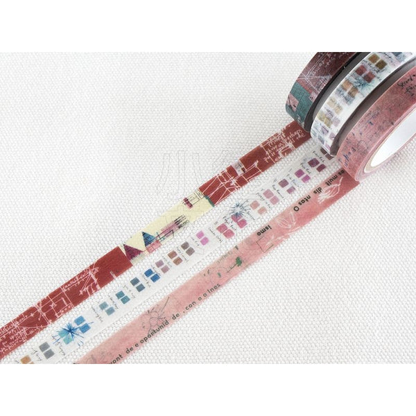 Chamil Garden Washi Tape Colors of Seasons | 小徑文化 x 夏米花園 季色