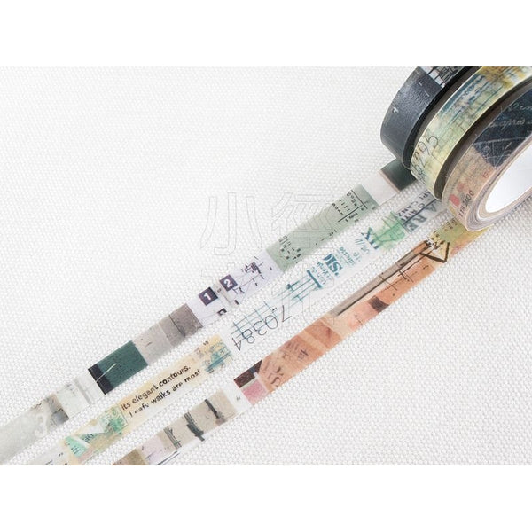 Chamil Garden Washi Tape Colors of Seasons | 小徑文化 x 夏米花園 季色