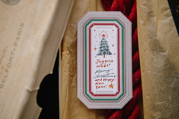 Ours Letterpress Label Book, Winter | 漢克 x 庫巴 活版便箋本, 冬日標籤