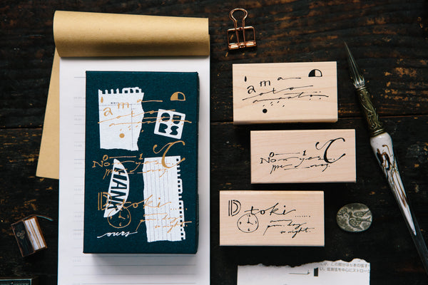 Ours Stamp Daily Cursive Set A | 漢克 x 庫巴 日常草書印章組 A