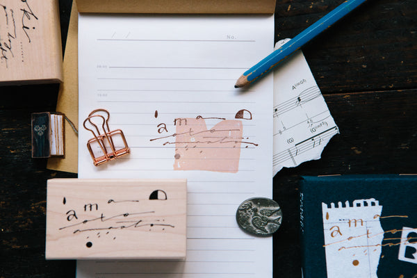 Ours Stamp Daily Cursive Set A | 漢克 x 庫巴 日常草書印章組 A