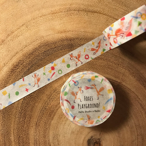 Hello Studio Fox Washi Tape | 你好工作室 狐狸紙膠帶