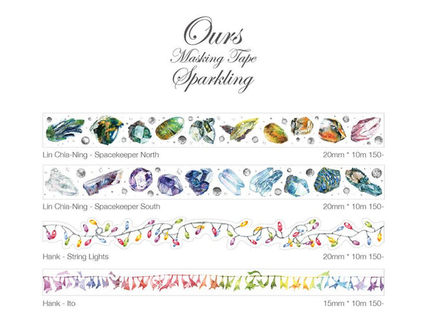 Ours Washi Tape Sparkling Collection