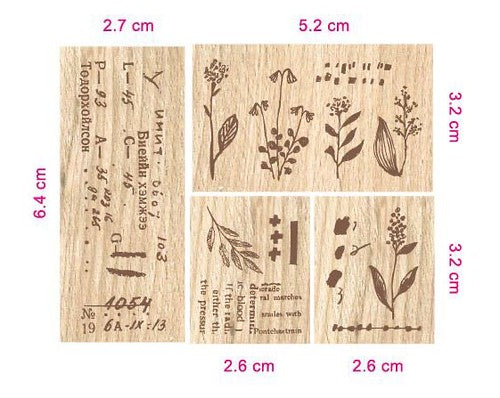 Pion Stamp, Flower Collection | Pion印章, 花集