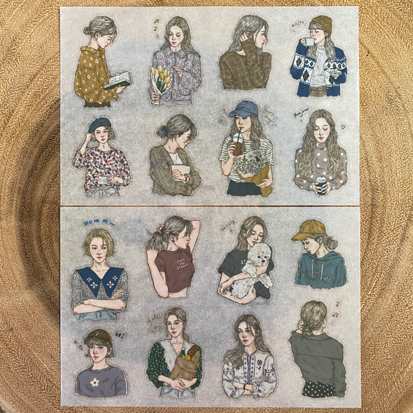 Pion Print-On Transfer Sticker, No.16 | Pion 轉印貼紙, No.16