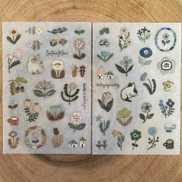 Pion Print-On Transfer Sticker, Twilight | Pion 轉印貼紙, 暮色花町