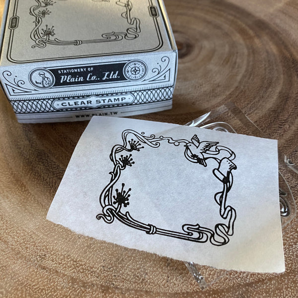 Plain Clear Stamp | 直物 透明印章