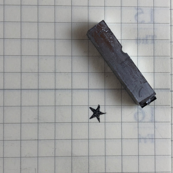 Ri Xing Type Foundry Letterpress Type, Symbol Series | 日星鑄字行鉛字, 記號花樣系列