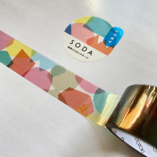 King Jim SODA Clear PET Tape, Basic | 錦宮 SODA透明PET膠帶