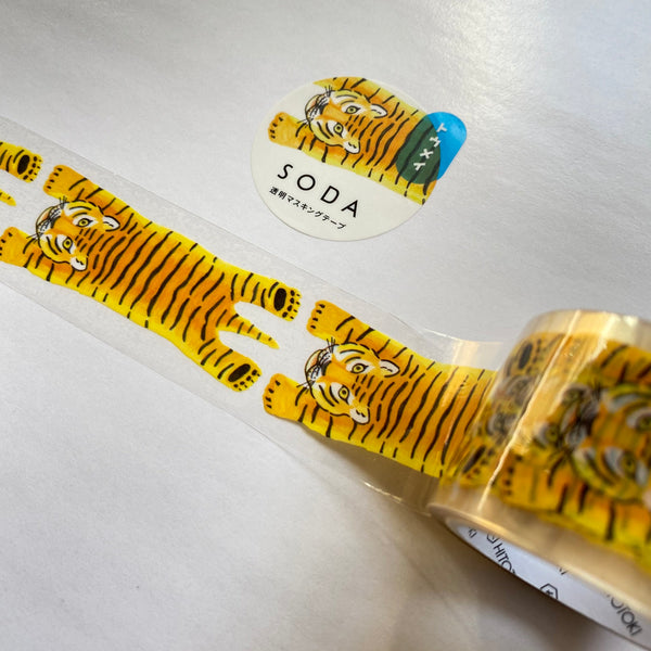 King Jim SODA Clear PET Tape, Basic | 錦宮 SODA透明PET膠帶