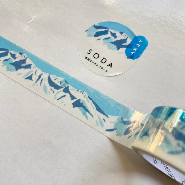 King Jim SODA Clear PET Tape, Scenery | 錦宮 SODA透明PET膠帶