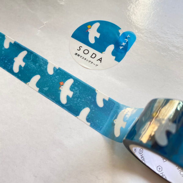 King Jim SODA Clear PET Tape, Scenery | 錦宮 SODA透明PET膠帶