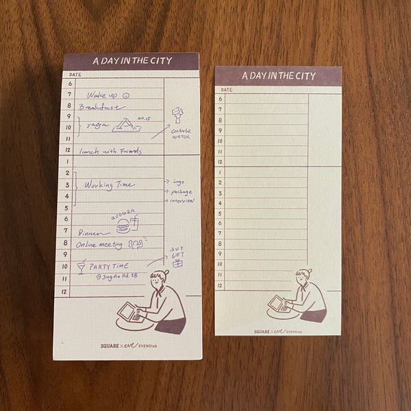 SQUARE Studio Memo, Planning | 平方Studio便條本