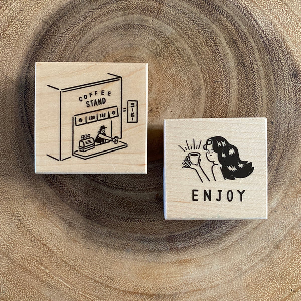 SQUARE Studio Stamp, Coffee Life | 平方Studio印章