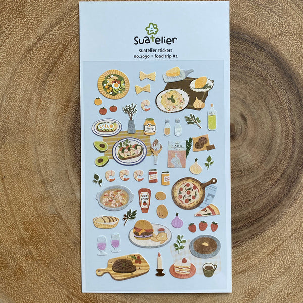 Suatelier Sticker, Food | Suatelier貼紙