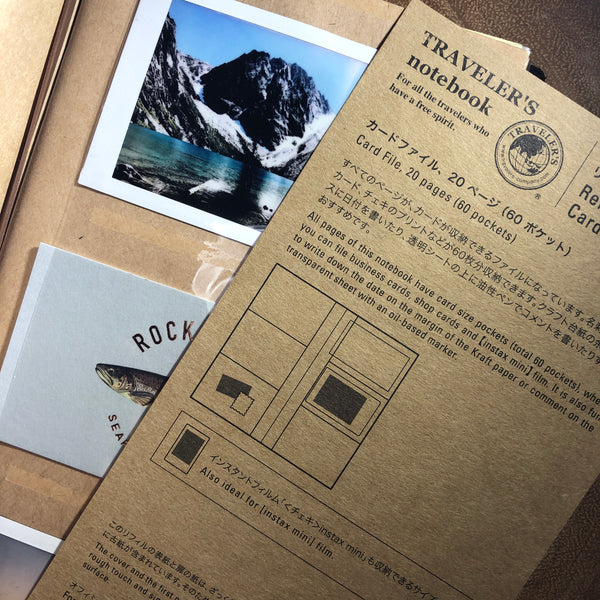 Traveler's Notebook Refill Card File 028 | 旅人筆記本 小卡收納補充本