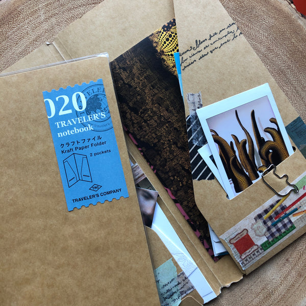 Traveler's Notebook Refill Kraft Paper Folder 020 | 旅人筆記本 牛皮紙收納頁