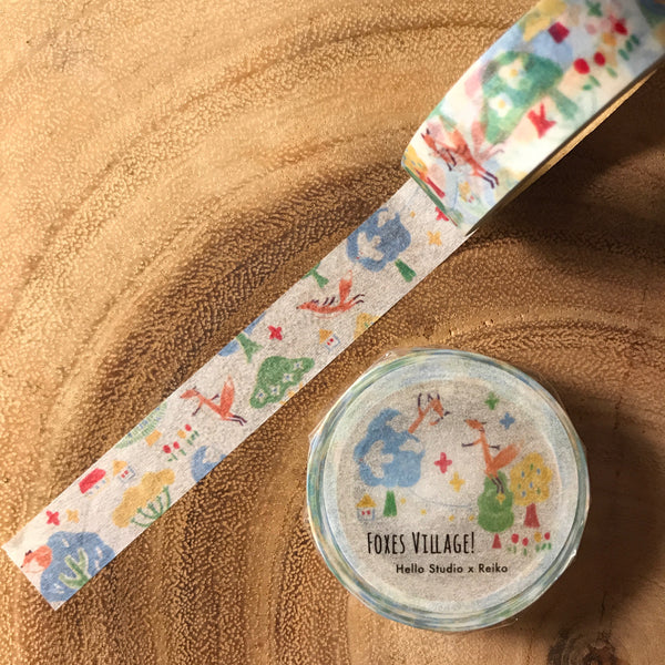 Hello Studio Fox Washi Tape | 你好工作室 狐狸紙膠帶