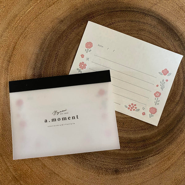 a.moment Letterpress Memo Pad | 活版便箋本