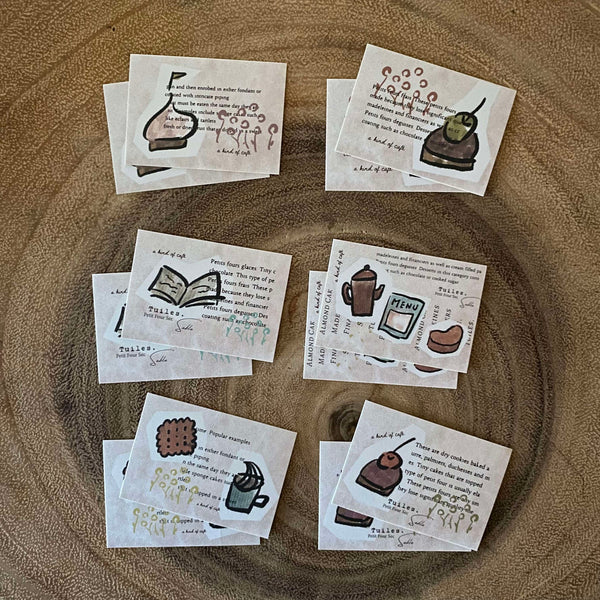A Kind of Café Sticker Set, Petit Four