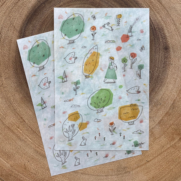 avocado mori Print-On Transfer Sticker | 森酪梨轉印貼紙