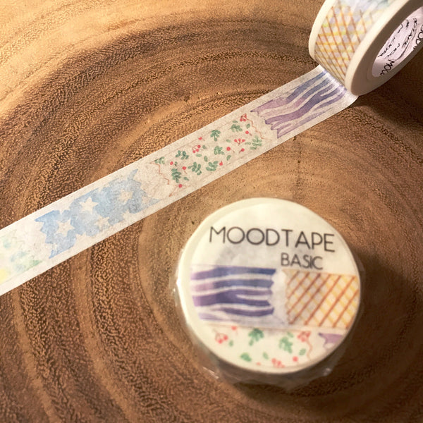 MOODTAPE Basic Series, Collage | MOOD和紙膠帶 基礎系列, 撕紙