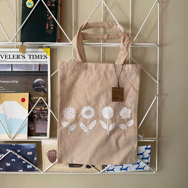 Cotton Tote Bag, Flower | 棉質布袋
