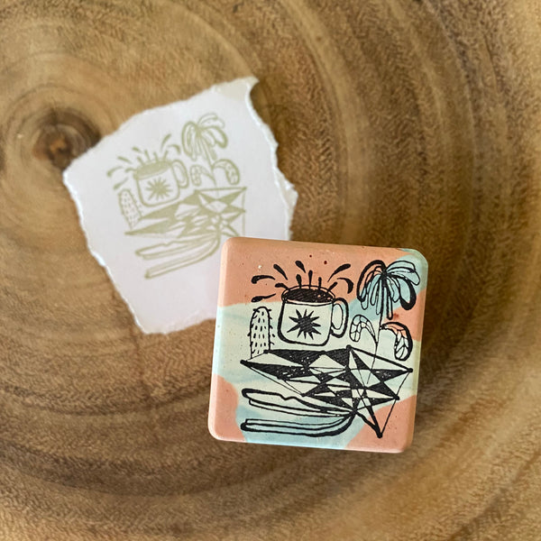 Dan Wei Industry Concrete Stamp, I'm Busy Series | 東維工業水泥印章, 我很忙系列