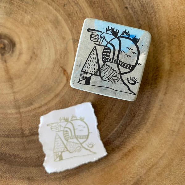 Dan Wei Industry Concrete Stamp, I'm Busy Series | 東維工業水泥印章, 我很忙系列