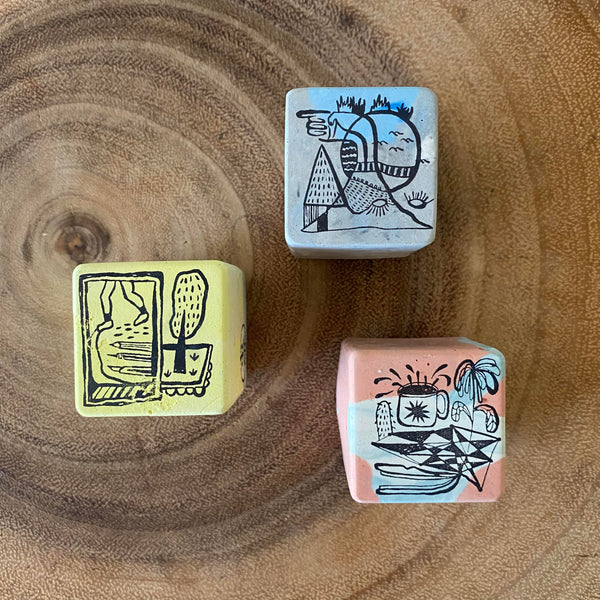 Dan Wei Industry Concrete Stamp, I'm Busy Series | 東維工業水泥印章, 我很忙系列